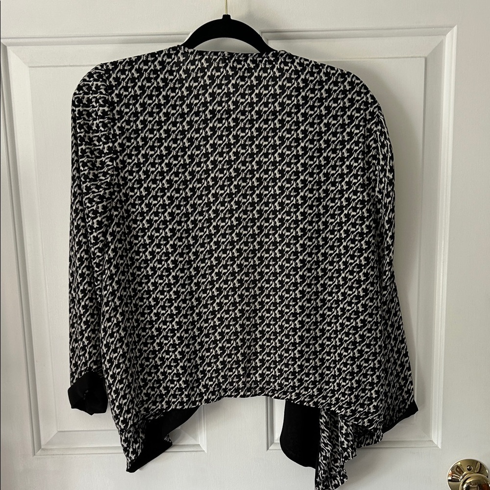 Forever 21 Monochrome Patterned Open Cardigan - image 3